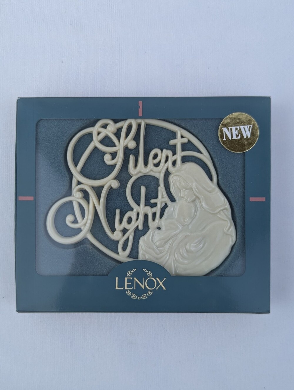 Lenox Holiday Wishes Collection Silent Night Porcelain Christmas Ornament